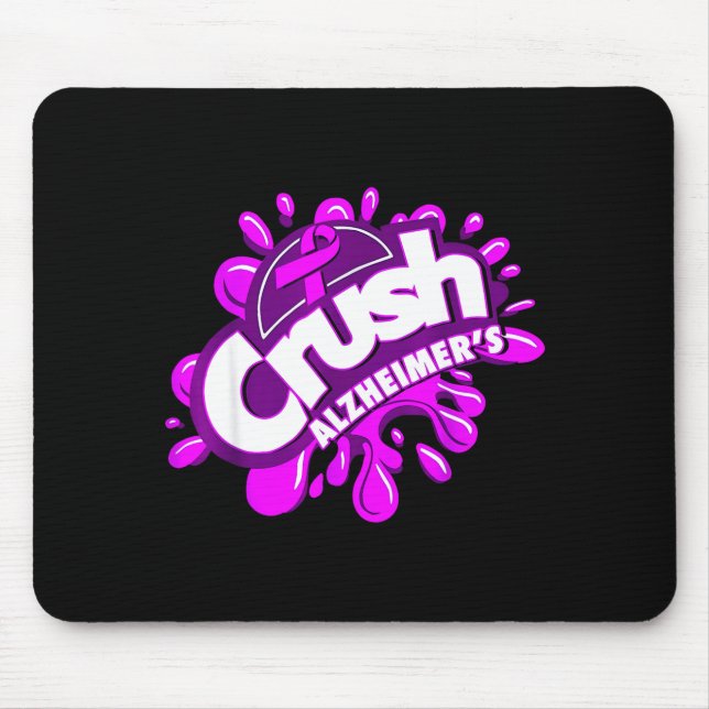 Tapis De Souris Écraser Alzheimer (Devant)