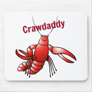 Tapis De Souris Écrevisse Rouge Crawdaddy