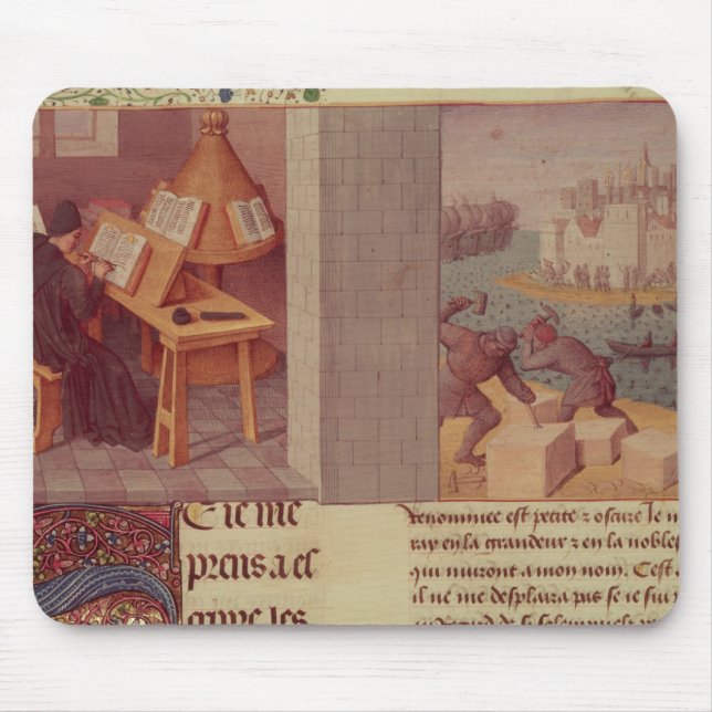 Tapis De Souris Écriture de Livy et la base de Rome (Devant)