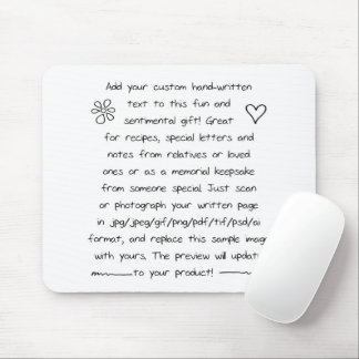 Tapis De Souris écriture personnalisée