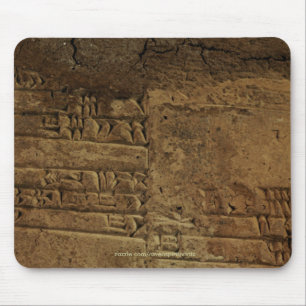 Tapis De Souris "Écriture Sumérienne Cuneiform" Mousepad