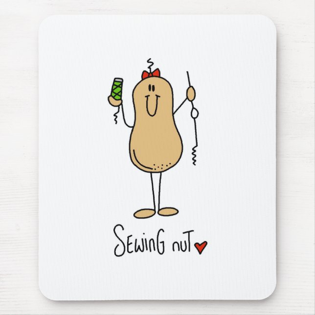 Tapis De Souris Écrou de couture (Devant)