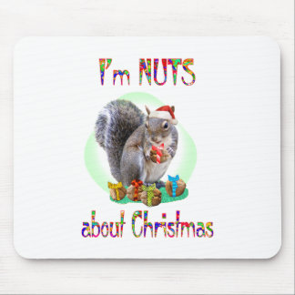 Tapis De Souris Écureuil de Noël