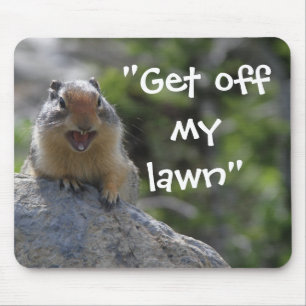 Tapis De Souris Écureuil moulu drôle
