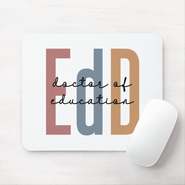 Tapis De Souris EdD Docteur En Éducation (Avec souris)