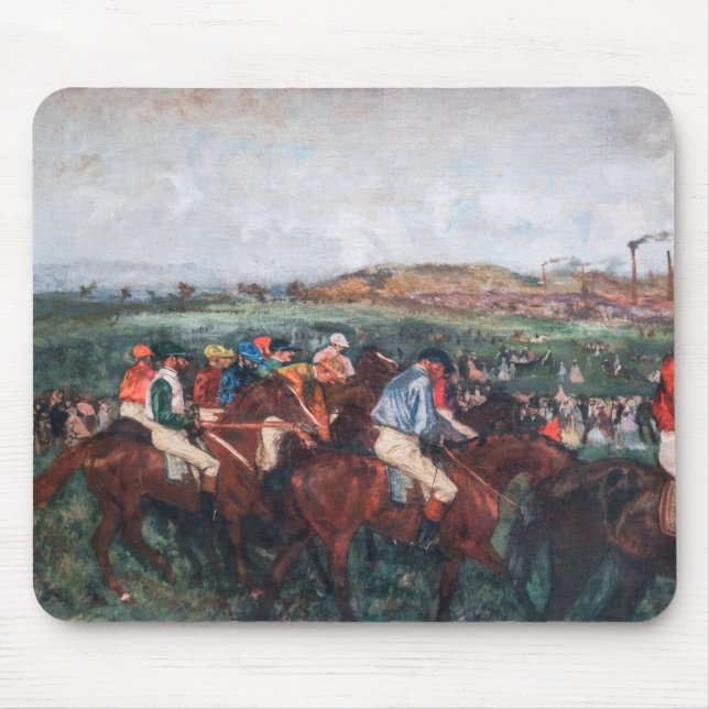 Tapis De Souris Edgar Degas - Course des hommes (Devant)