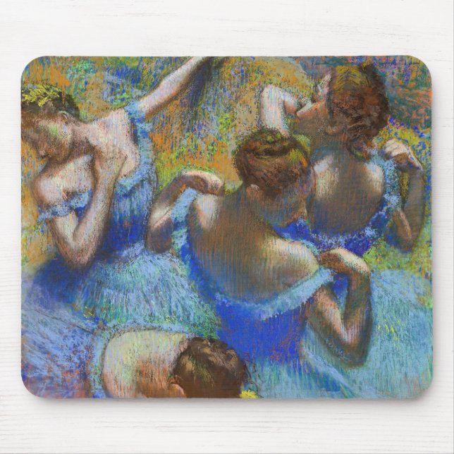 Tapis De Souris Edgar Degas - Danseurs Bleus (Devant)