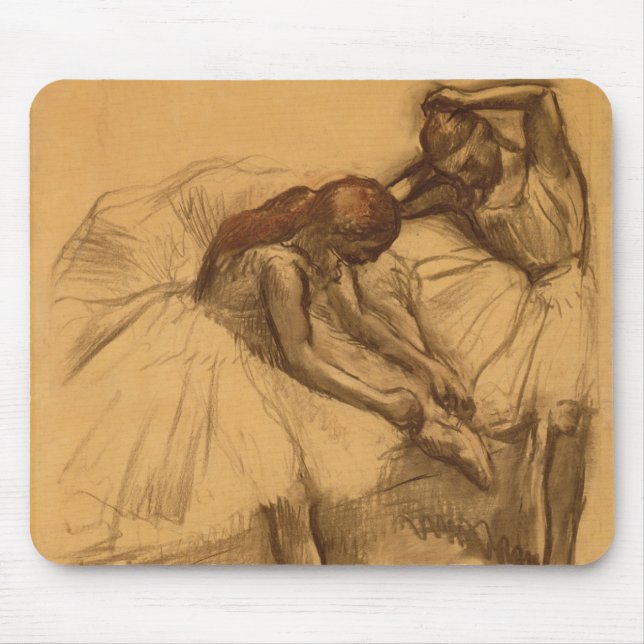 Tapis De Souris Edgar Degas | deux danseurs (Devant)