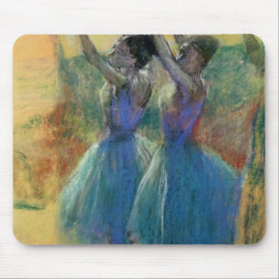 Tapis De Souris Edgar Degas deux danseurs bleus