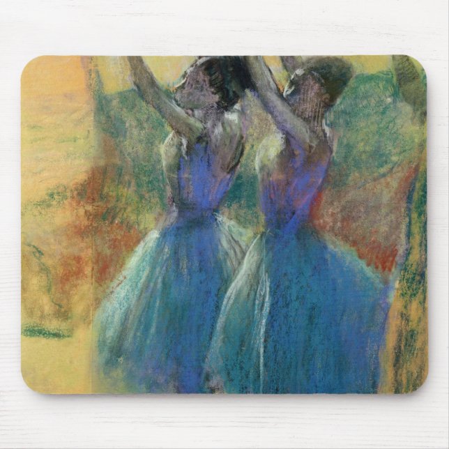 Tapis De Souris Edgar Degas | deux danseurs bleus (Devant)