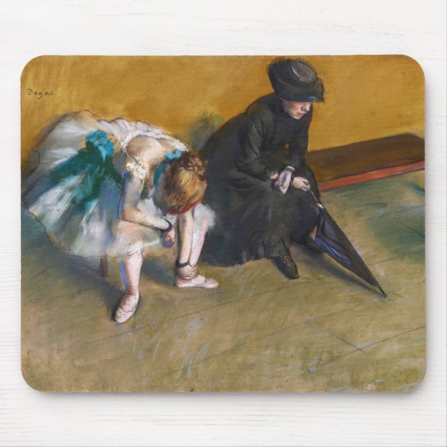 Tapis De Souris Edgar Degas - En attente (Devant)