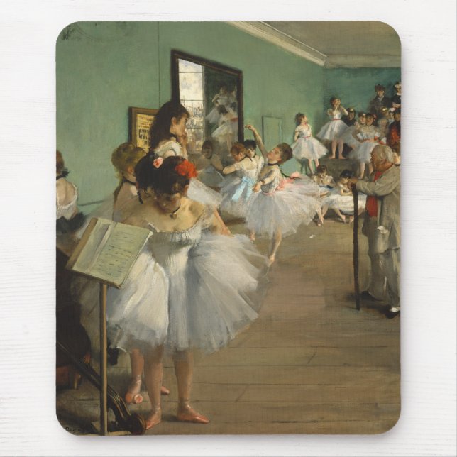 Tapis De Souris Edgar Degas-The dance class 1874 (Devant)