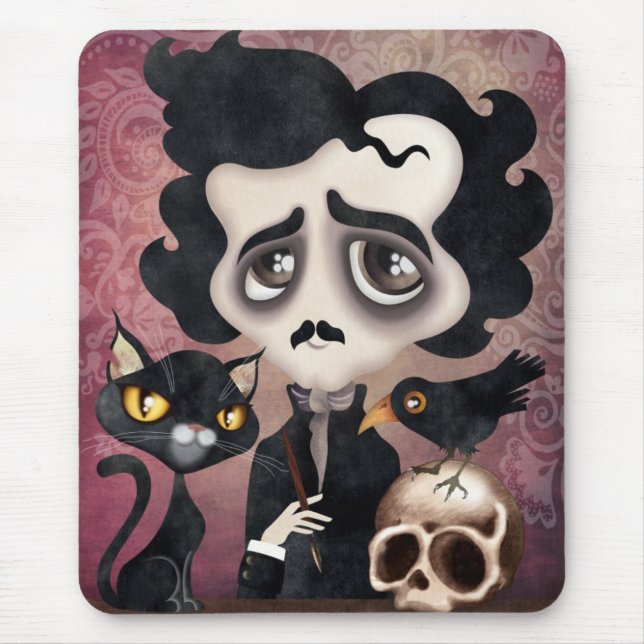 Tapis de souris Edgar Poète (Devant)