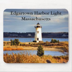 Tapis de souris Edgartown Harbor Light, Massachuse