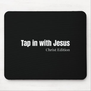 Tapis De Souris Édition Jésus-Christ Branchez-vous sur la foi chré