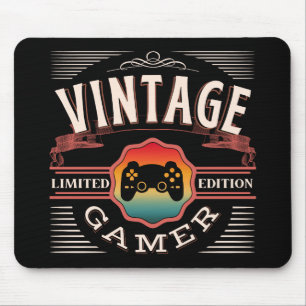 TAPIS DE SOURIS ÉDITION LIMITÉE VINTAGE GAMER  