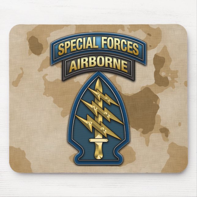 Tapis De Souris Edition spéciale de SSI de bérets verts (Devant)