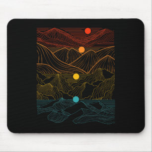 Tapis De Souris Edm Techno Sun Moon Music Festival Dancing D