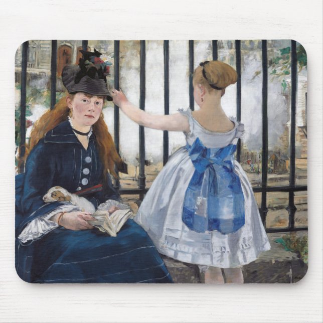 Tapis De Souris Edouard Manet - La Gare (Devant)