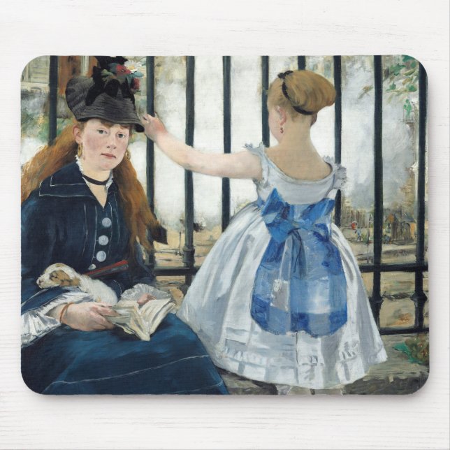 Tapis De Souris Edouard Manet - Le Chemin De Fer (Devant)