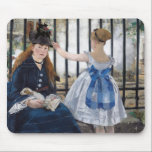 Tapis De Souris Edouard Manet - Le Chemin De Fer<br><div class="desc">Le chemin de fer / Le chemin de fer - Edouard Manet,  1873</div>