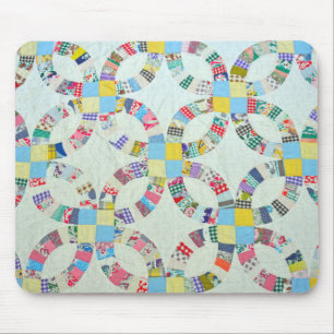 Tapis De Souris Édredon de patchwork coloré