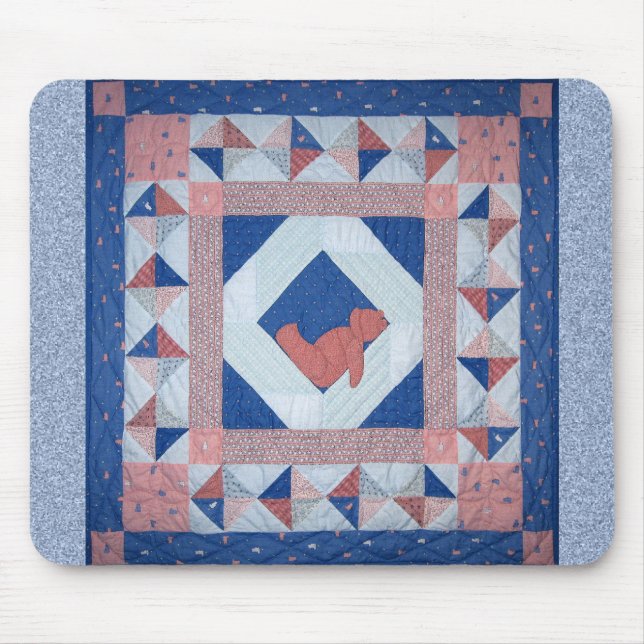 Tapis De Souris Édredon somnolent d'ours (Devant)