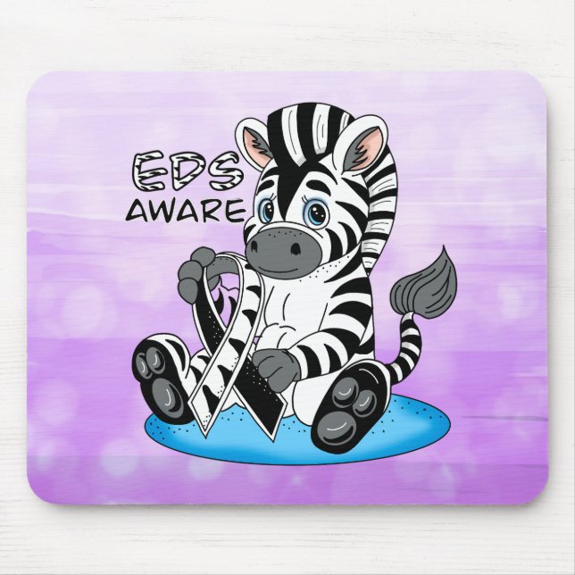 Tapis De Souris EDS Sensibilisation Zebra Ribbon (Devant)