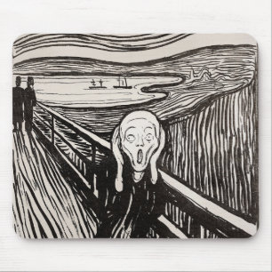 Tapis De Souris Edvard Munch La Lithographie De Cri Imprimer Célèb