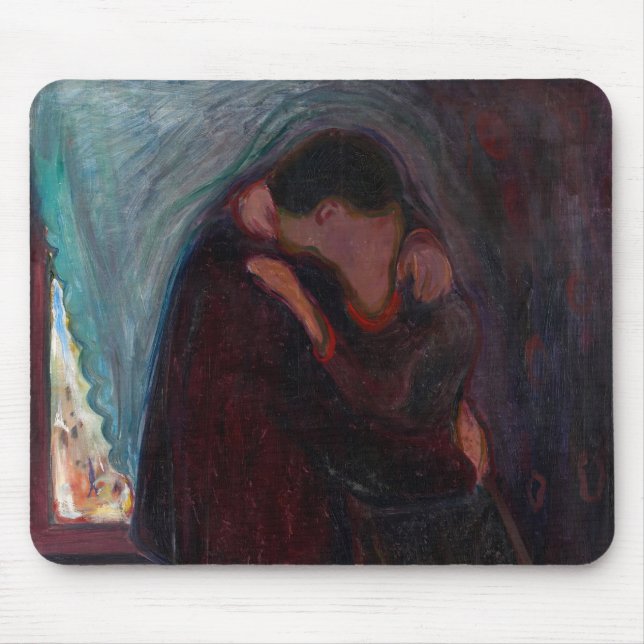 Tapis De Souris Edvard Munch - Le baiser (Devant)