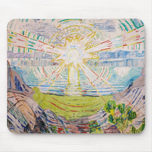 Tapis De Souris Edvard Munch - Le Soleil 1910 (Devant)