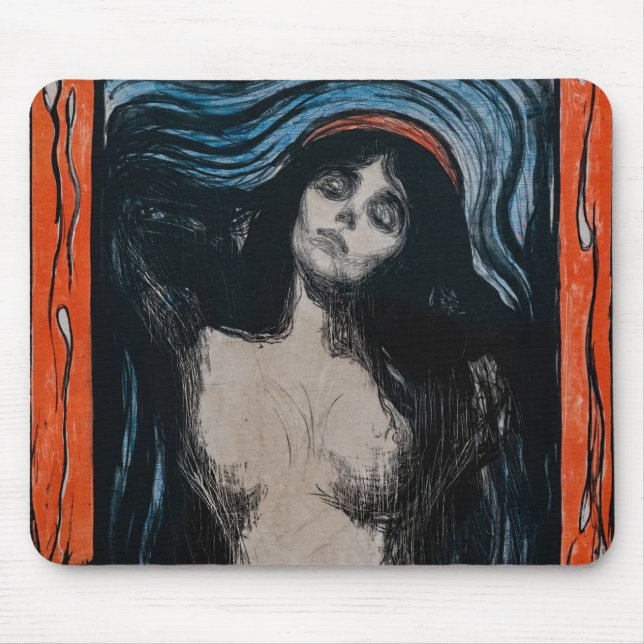 Tapis De Souris Edvard Munch - Madonna Lithographie (Devant)