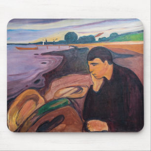 Tapis De Souris Edvard Munch - Melancholy 1894