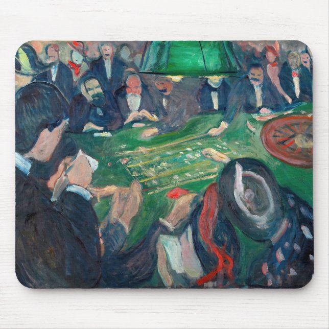Tapis De Souris Edvard Munch - The Roulette Table in Monte Carlo (Devant)