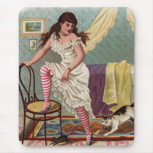 Tapis De Souris Eeek ! Une souris Mousepad (Devant)