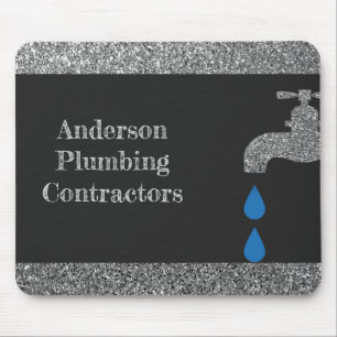 Tapis De Souris Effet de parties scintillantes de tuyauterie de