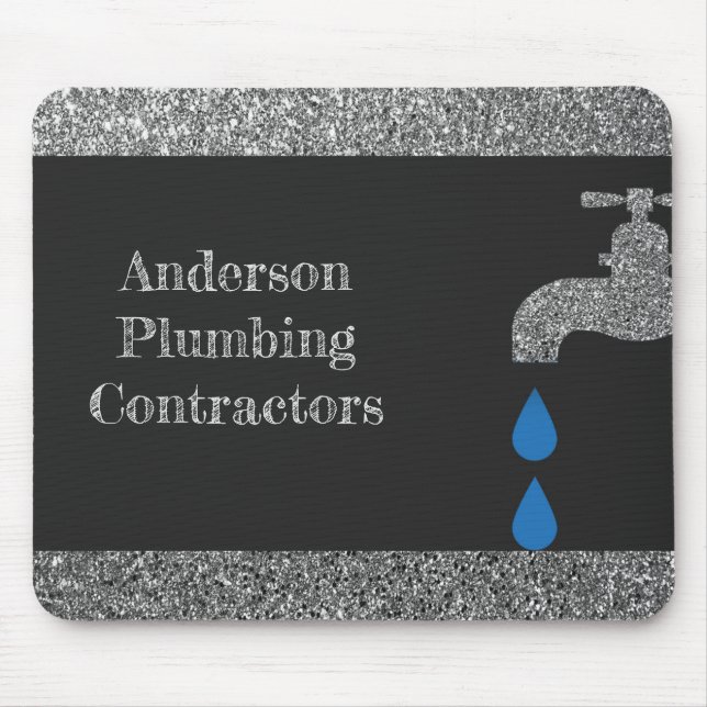 Tapis De Souris Effet de parties scintillantes de tuyauterie de (Devant)