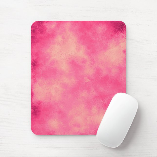 Tapis De Souris Effet nuage de sable rose Mouse Mouse (Avec souris)
