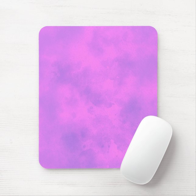 Tapis De Souris Effet nuage tempête élégant rose (Avec souris)