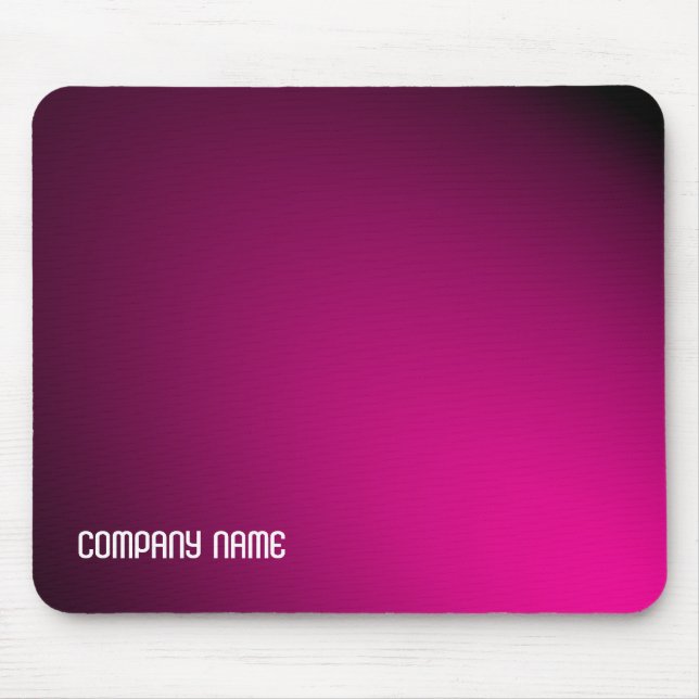 Tapis De Souris Effet Projecteur - Rose Chaud (Devant)