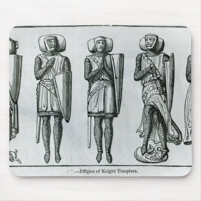 Tapis De Souris Effigies de chevalier Templars (Devant)