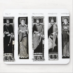 Tapis De Souris Effigies de Henry II Eleanor de l'Aquitaine