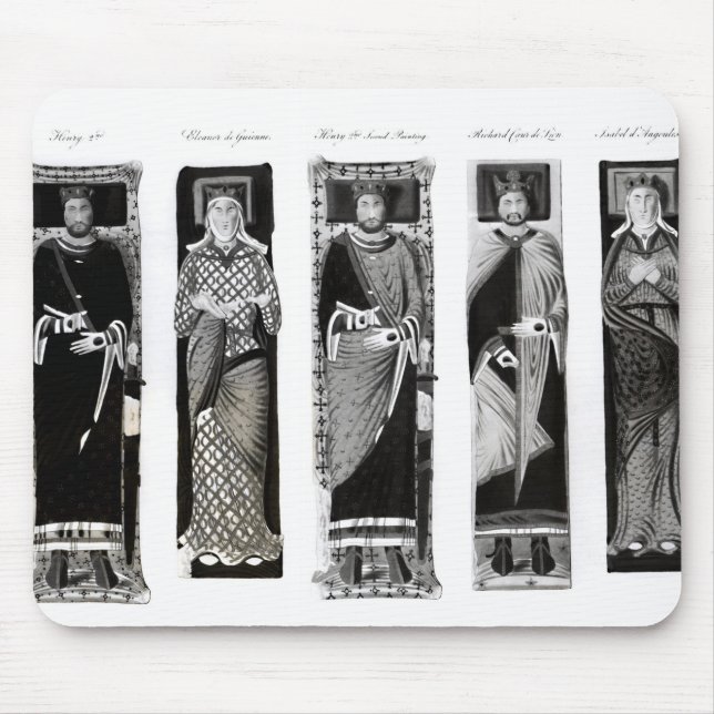 Tapis De Souris Effigies de Henry II Eleanor de l'Aquitaine (Devant)