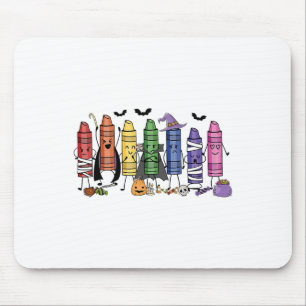 Tapis De Souris Éffrayant Crayon Halloween Enseignant Tri Ou Ensei