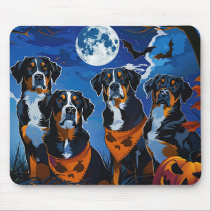 Tapis De Souris Éffrayant d'Halloween suisse
