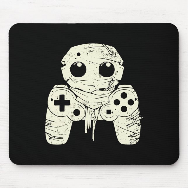 Tapis De Souris Éffrayant Ghost Mummy contrôleur de jeu Halloween  (Devant)