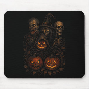 Tapis De Souris Éffrayant Halloween Citrouille Déplaisant Scary so