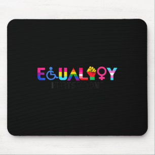 Tapis De Souris Égalité Fierté Arc-en-ciel Lgbtq Féministe Handica