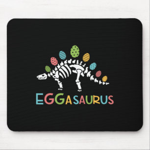 Tapis De Souris Eggasaurus Pâques Stegosaurus Dinosaure Garçons En