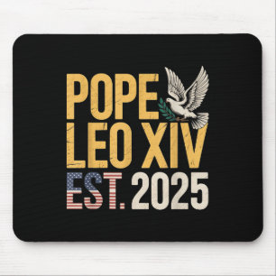 Tapis De Souris Église catholique américaine du pape Léon
